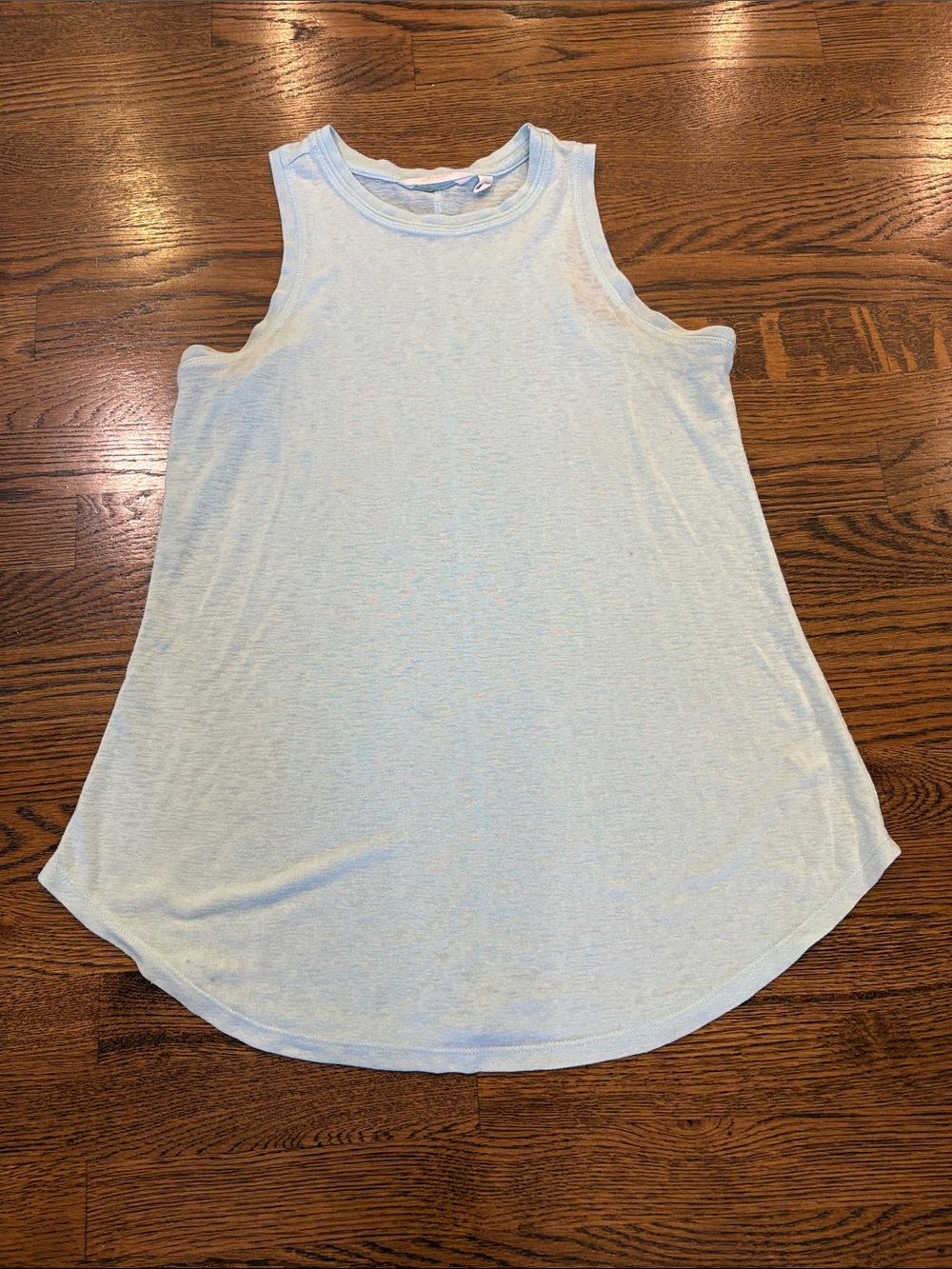 Athleta aqua Light Blue Sleeveless Crewneck Tank Top - Women's, M